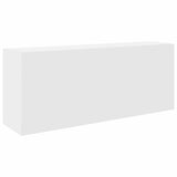 Bathroom Wall Cabinet White 100x25x40 cm Engineered Wood 860103