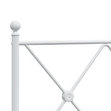 Metal Replace Headboard White 120cm 376582