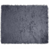 Faux Sheepskin Rug TAFALLA Anthracite 200 x 280 cm Polyester 42021595