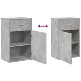 Storage Cabinet Concrete Grey 56.5x39x90 cm Engineered Wood 840712