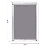 Blackout Roller Blinds Grey U08/808 GGL and GGU 131275