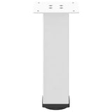 Coffee Table Legs 4 pcs White 30-32 cm Steel 4012461