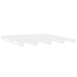 Bed Frame without Mattress White 140x190 cm Solid Wood Pine 3190506
