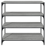 ZNTS Book Cabinet Grey Sonoma 100x33x100 cm Engineered Wood and Steel 819360