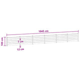 Fence Panel 6 pcs WPC and Aluminium Black 3429452