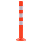 Traffic Control Bollards 5 pcs Plastic 75 cm 142829