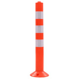 Traffic Control Bollards 5 pcs Plastic 75 cm 142829