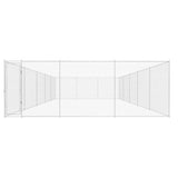 Outdoor Dog Kennel Galvanised Steel 950x570x185 cm 145036