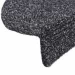 ZNTS Stair Mats Self-adhesive 20 pcs Dark Grey 56x17x3 cm 3365668