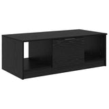 Coffee Table Black Oak 102 x 50 x 36cm Engineered Wood 880521