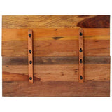 Rectangular Table Top 60x80 cm 15-16 mm Solid Reclaimed Wood 286043