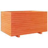 Garden Planter Wax Brown 90x60x49.5 cm Solid Wood Pine 3282566