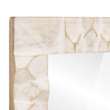 Bathroom Mirror with Mirror White Wash Finish 50 x 70 x 2.5 cm 4017895