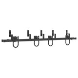 Sliding Door Hardware Kit 183 cm Steel Black 3295737