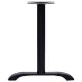 Bistro Table Legs 2 pcs Black 61x8x72 cm Cast Iron 325428