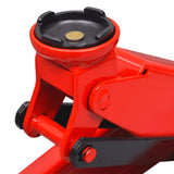 Low-Profile Hydraulic Floor Jack 3 Ton Red 210320