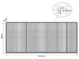 Gabion with 3.5 mm Wire and 5x2.5 cm Mesh 350x30x200 cm 3461809
