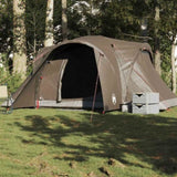 Family Tent Dome 6-Person Brown Waterproof 4009465