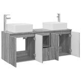 Bathroom Cabinet Set 3 pcs Grey Sonoma 53 x 35 x 63 cm 3405663