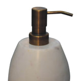 White Marble Soap Dispenser of 2 IN3224