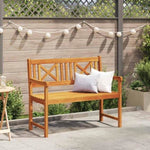 Garden Bench Brown 110 x 56 x 90cm Solid Acacia wood 4105524