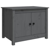 Coffee Table Grey 71x49x55 cm Solid Wood Pine 820928