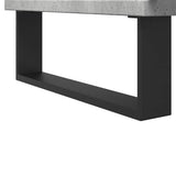 Bathroom Sink Cabinet Concrete Grey 80x33x60 cm Engineered Wood 857237