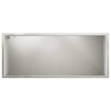 Garden Planter 2 pcs Silver 40 x 20 x 75 cm Stainless Steel 8005437