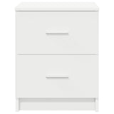 Bedside Cabinet with 2 Drawers White 40x36x50 cm 858785