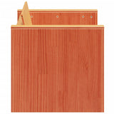 Garden Sofa 2-Seater Wax Brown 134x60x62 cm Solid Wood Pine 844625