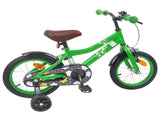 Kids Bike 12 Inches for 2-4 Years Old Green 42009527