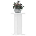 ZNTS Plant Stands 2 pcs White 30x30x60 cm Engineered Wood 3307855
