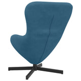 Egg Chair Blue 63 x 73 x 90 cm Velvet 42002755