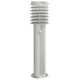 Outdoor Floor Lamp with Sensor Silver 60 cm Stainless Steel 4006365
