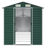 Garden Shed Green Galvanised Steel Large Garden Shed 3188239