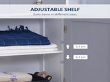 75x60cm Freestanding Bathroom Storage Cabinet Unit w/ 2 Drawers Cupboard Adjustable Shelf Metal T3398P344165