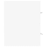 Sink Cabinet with Built-in Basin White Engineered Wood 3099032