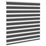 ZNTS Zebra Blind Black 150x100 cm Fabric Width 145.9 cm Polyester 4014219