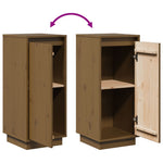 Sideboards 2 pcs Honey Brown 31.5x34x75 cm Solid Wood Pine 813357