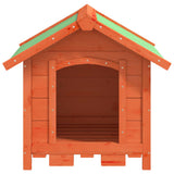 Dog Kennel Brown 65x65x61.5 cm Solid Wood Pine 172273