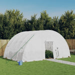 Greenhouse with Steel Frame White 24 m² 6x4x2.85 m 3188116