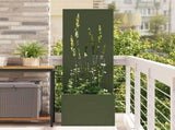 Garden Privacy Screen Olive green 50 x 150 cm Cold-rolled steel 876465