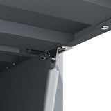 Wall Cabinet for Garage with Gas-lift Door Anthracite 883274