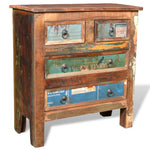 Reclaimed Cabinet Solid Wood with 4 Drawers 241136