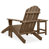 Garden Chair Brown Solid fir wood Large Detachable 315931