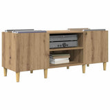 Record Cabinet Artisan Oak 121 x 38 x 48 cm Engineered Wood 881472