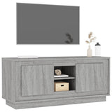 TV Cabinet Grey Sonoma 102x35x45 cm Engineered Wood 819866