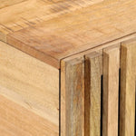 ZNTS Coffee Table 80x51x40 cm Solid Wood Rough Mango 377461