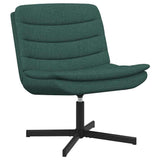 Swivel Chair Dark Green 63 x 75 x 76 cm Fabric 42007354