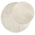 ZNTS Rug OVIEDO Short Pile Beige Ø 120 cm 375501